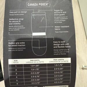 NEW Canada Pooch Soft Shield boots, size 2